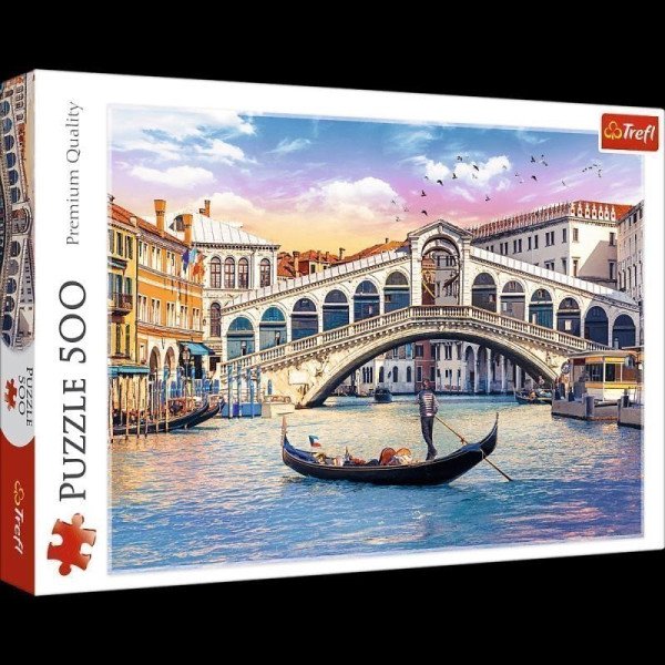 Trefl Puzzle Most Rialto, Benátky / 500 dílků