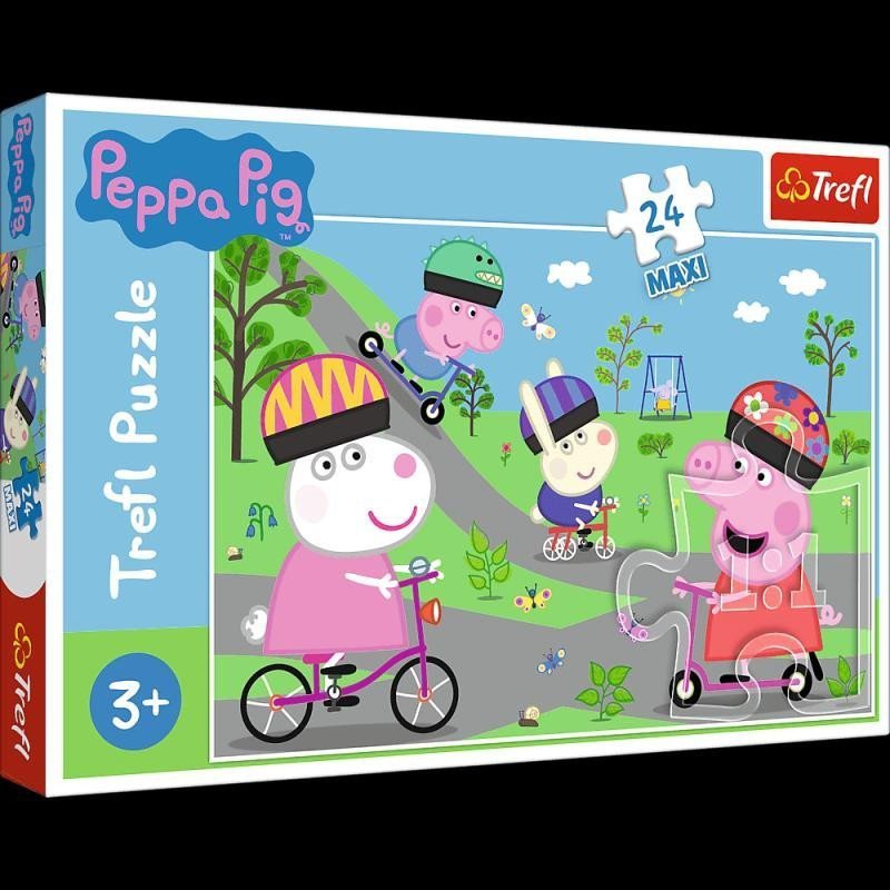 Trefl Puzzle Peppa Pig - Aktivní den  24 dílků MAXI