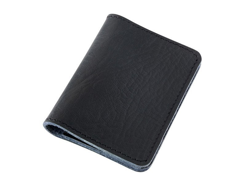 Kožené pouzdro na karty a doklady - černé montana deluxe