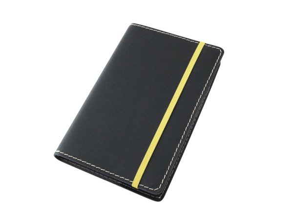 Kožený obal na diář Moleskine S 14 x 9 cm - kůže černá hladká