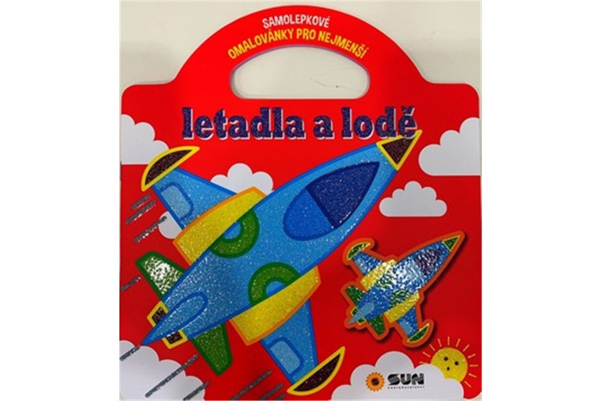 Letadla a lodě - Samolepkové omalovánky