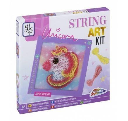 Grafix Obrázek z provázků - mix motivů plameňák jednorožec