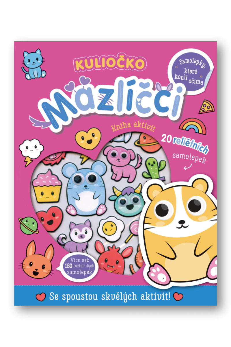 Kuliočko Mazlíčci 20 reliéfních samolepek – Isaacs Connie
