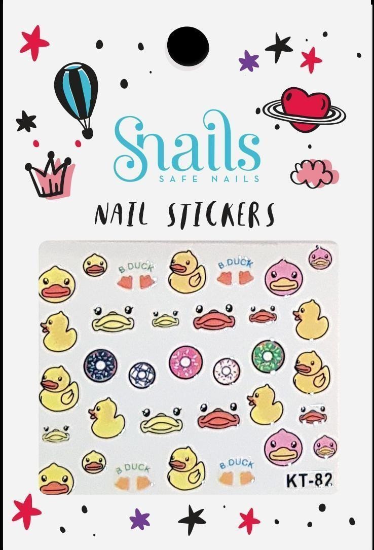 Snails Nálepky na nehty - Quack quack