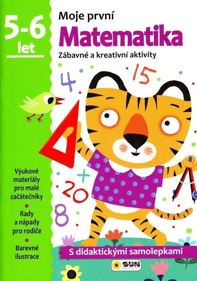 Matematika - 5-6 roky - samolepky Moje první matematika