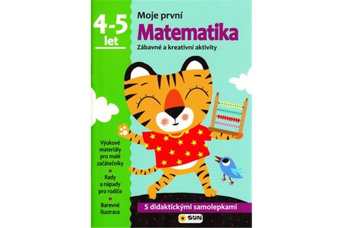 Matematika - 4-5 roky - samolepky Moje první matematika