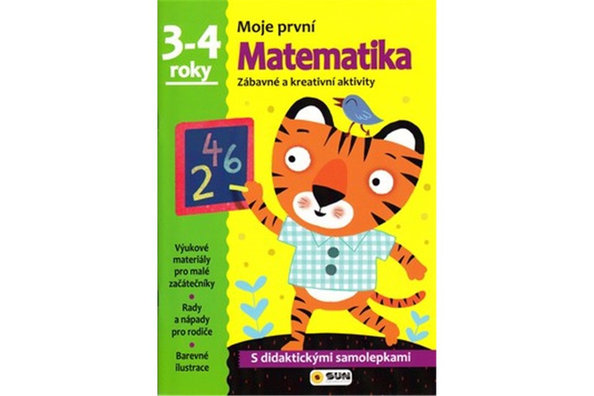 Matematika - 3-4 roky - samolepky Moje první matematika