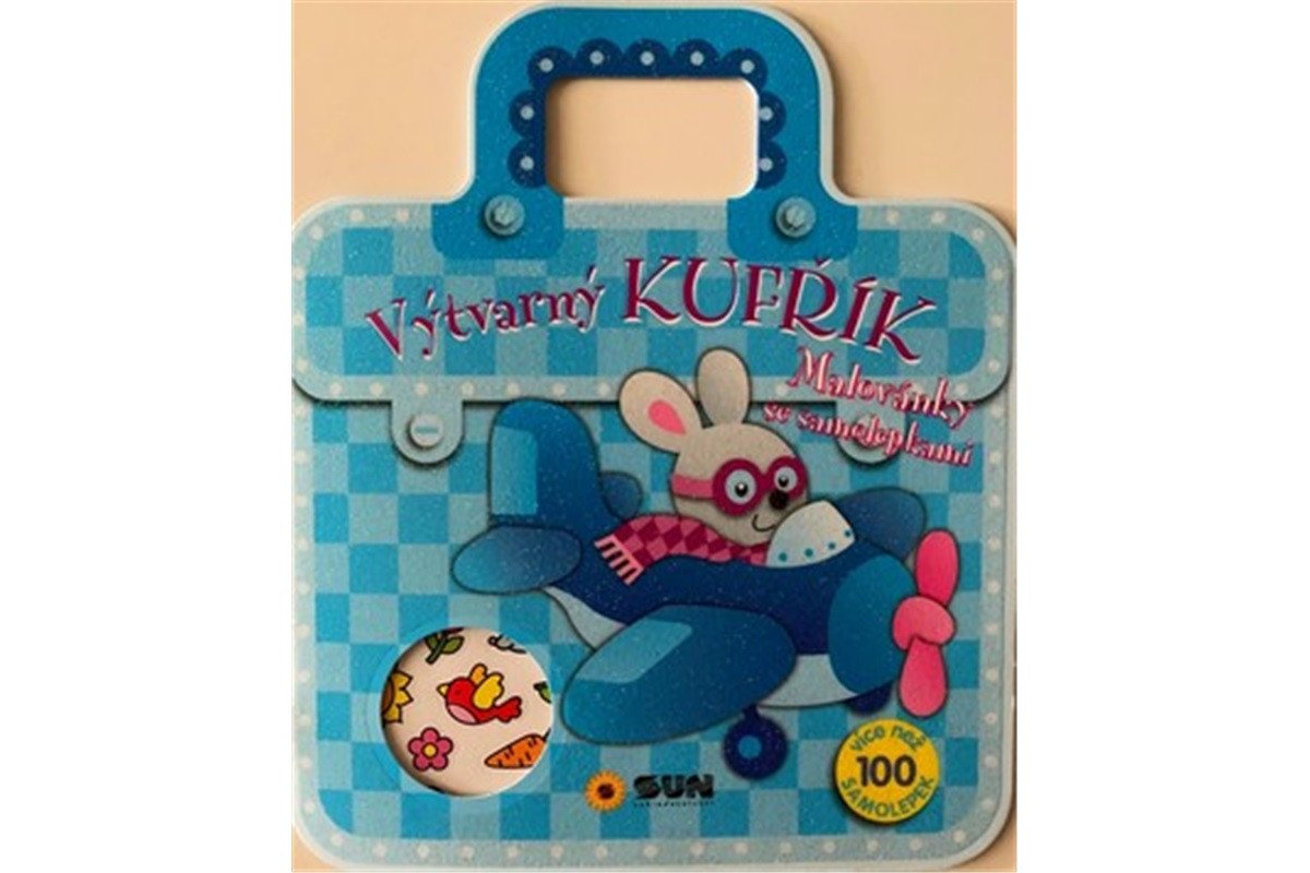 Výtvarný kufřík - Malovánky se samolepkami