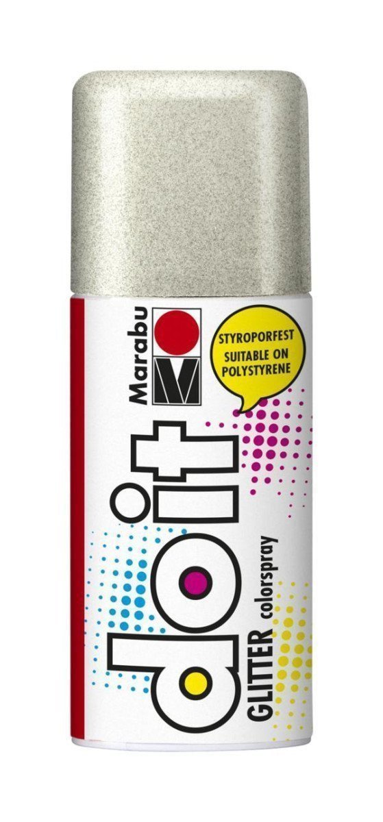 DoIt akrylsprejstříbrná glitrová 150 m