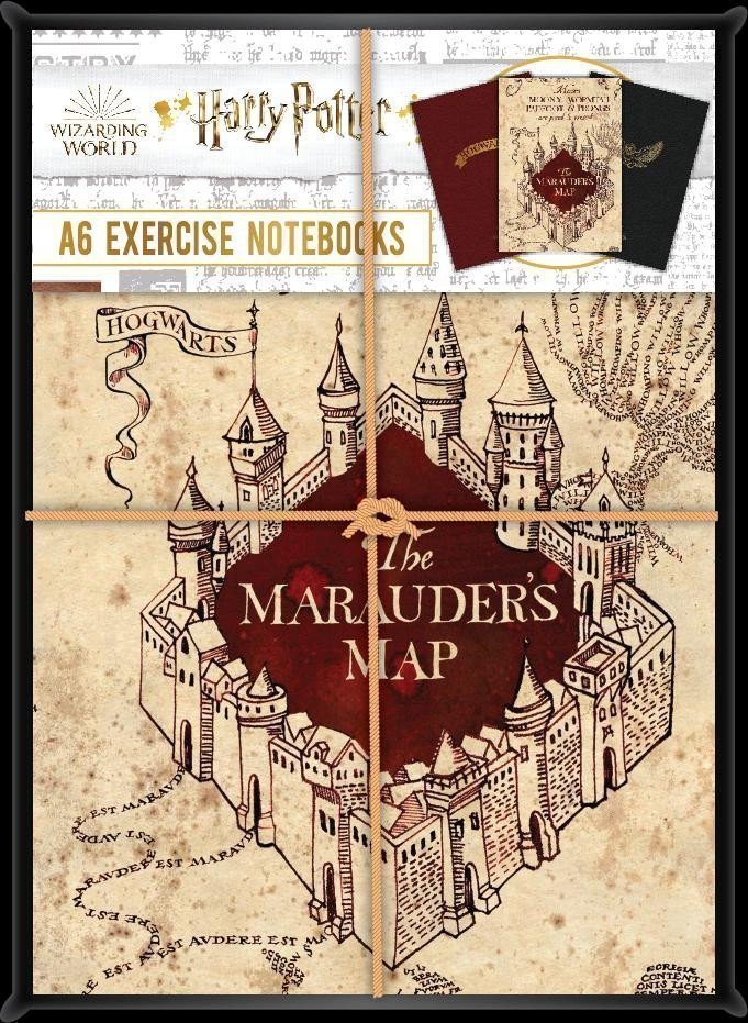 Harry Potter Sada sběratelských notýsků A6 - Pobertův plánek