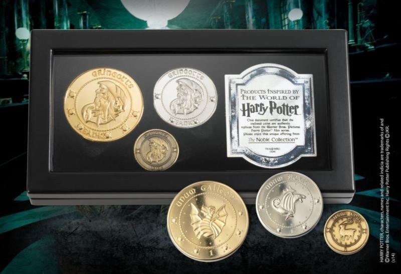 Harry Potter Kolekce čarodějnických peněz - mince z Gringottovy banky