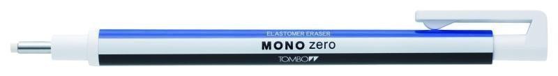 Tombow Gumovací tužka Mono Zero 23 mm - modrábíláčerná