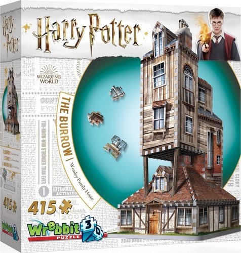 Puzzle 3D Harry Potter Doupě 415 dílků
