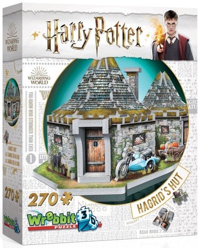 Puzzle 3D Harry Potter Hagridův domek 270 dílků