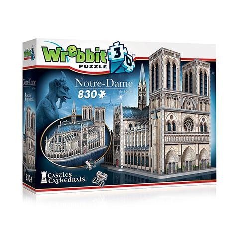 Puzzle 3D Katedrála Notre-Dame 830 dílků