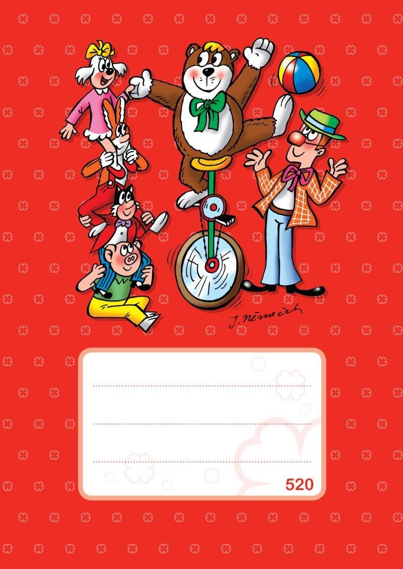 Školní sešit Čtyřlístek 520 - čistý A5  20 listů