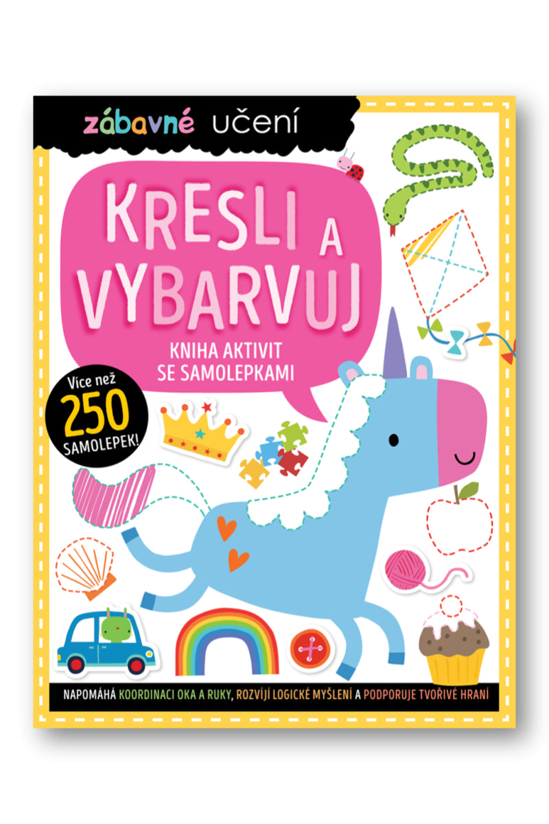 Zábavné učení Kresli a vybarvuj – Lane Charly