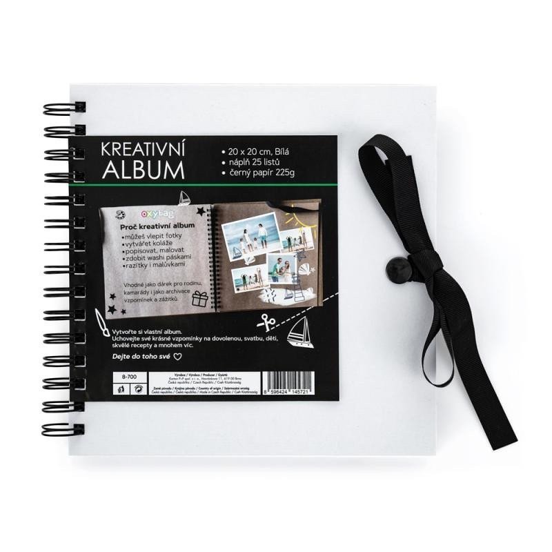 Kreativní album bílé 205 x 205 cm