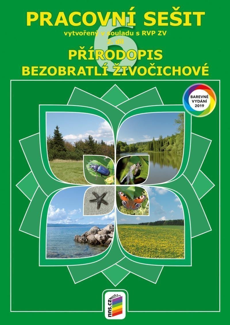 Přírodopis 6 2 díl - Bezobratlí živočichové barevný pracovní sešit