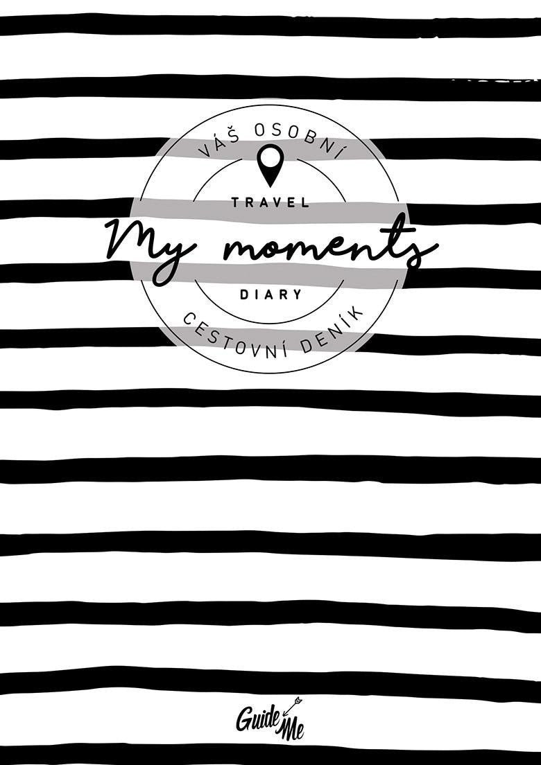 My Moments - cestovní deník  pruhovaný