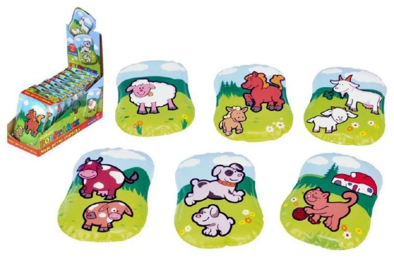 Moje první zvířátka pískací polštářek 12x9x2cm 6 druhů