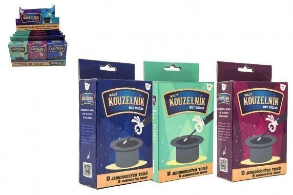 Malý kouzelník - 10 jednotlivých triků 3 druhy