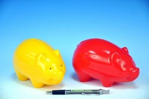 Pokladnička Prasátko plast 2 barvy