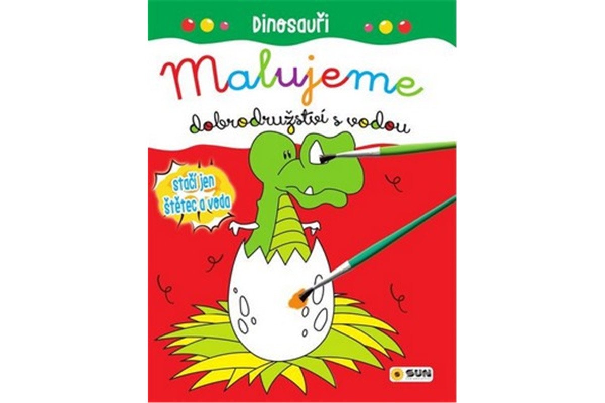 Dinosauři - Malujeme dobrodružství s vodou