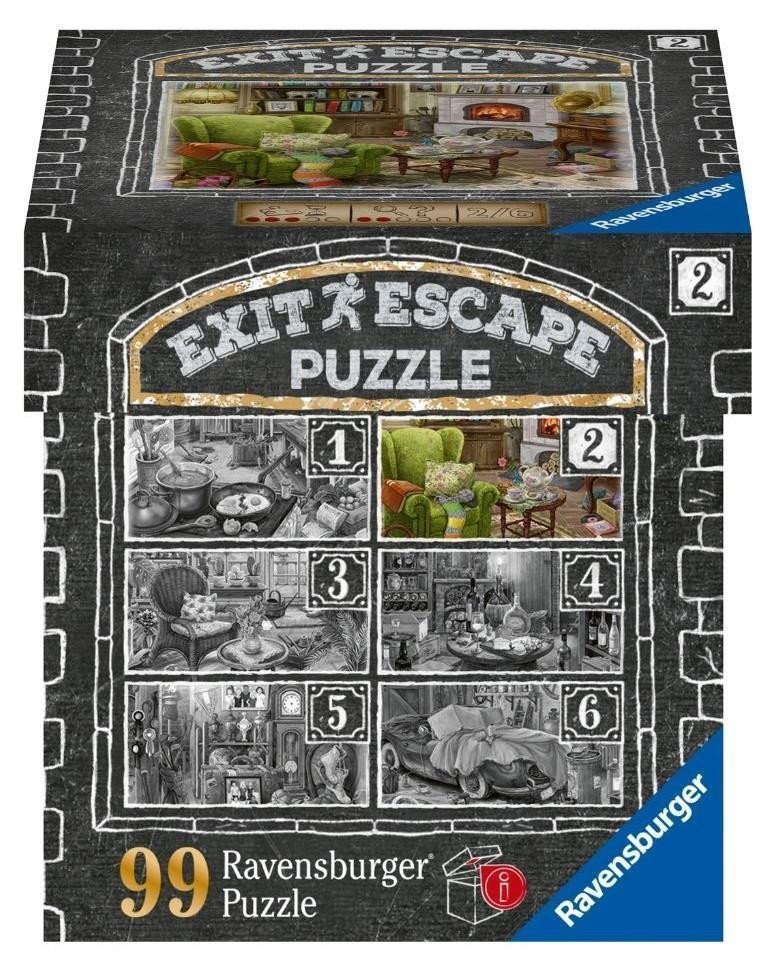 Puzzle EXIT Obývací pokoj 99 dílků