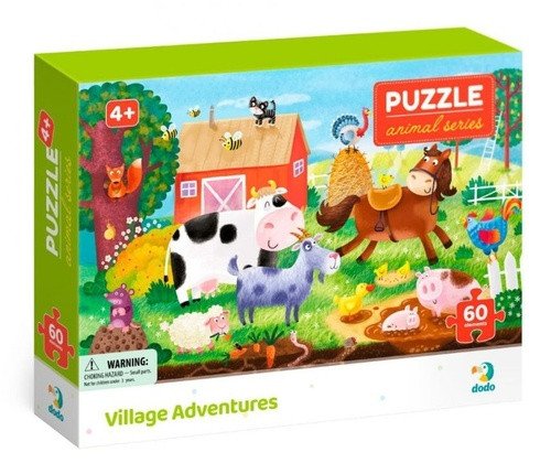 Dodo Puzzle biomy - Dobrodružství na vesnici 60 dílků
