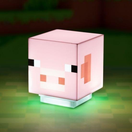 Minecraft Prasátko - Dekorativní lampa