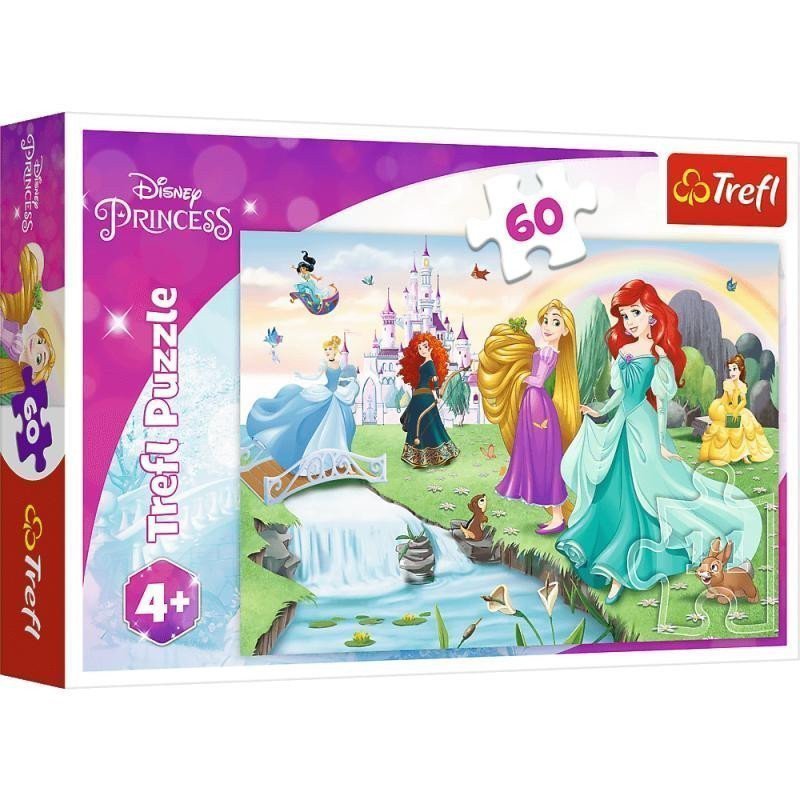 Trefl Puzzle Disney Princess - Seznamte se s princeznami  60 dílků