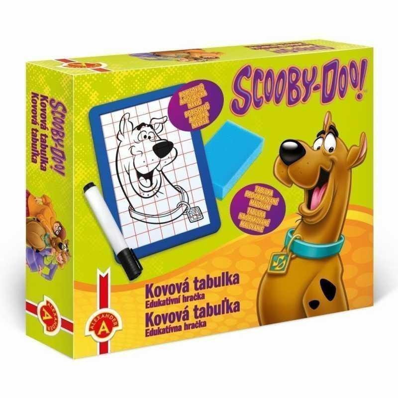Scooby-Doo - Kovová tabulka  Edukativní hračka