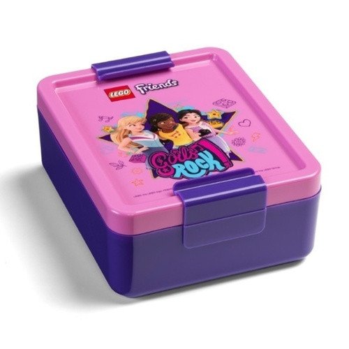 Box na svačinu LEGO Friends Girls Rock - fialová