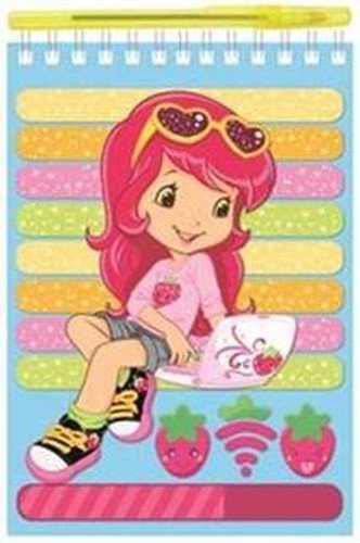 Strawberry - Psací sada Blok A5 s vazbou TW  kuličkové pero