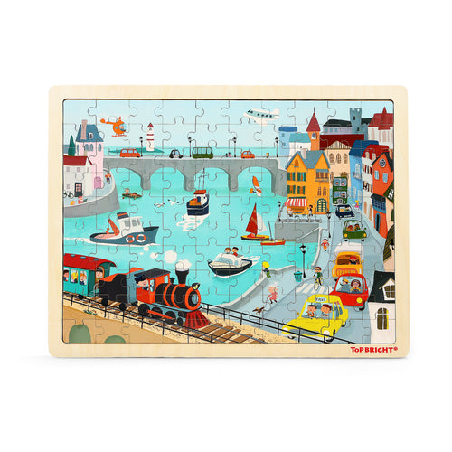 Puzzle Doprava dřevěné