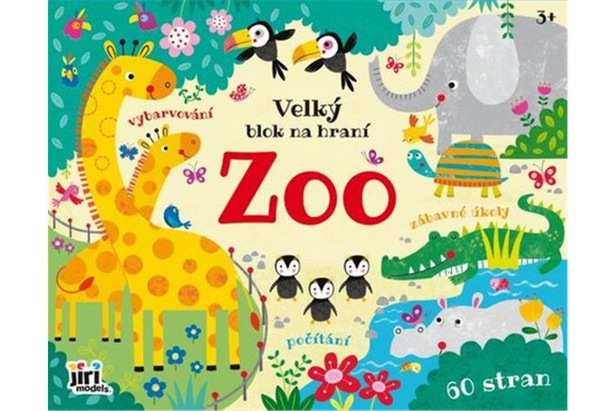 Velký blok na hraní ZOO - Zábavné úkoly