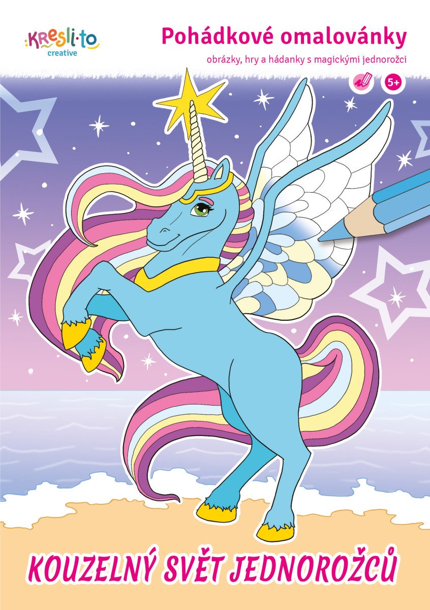 Pohádkové omalovánky  Kouzelný svět Jednorožců
