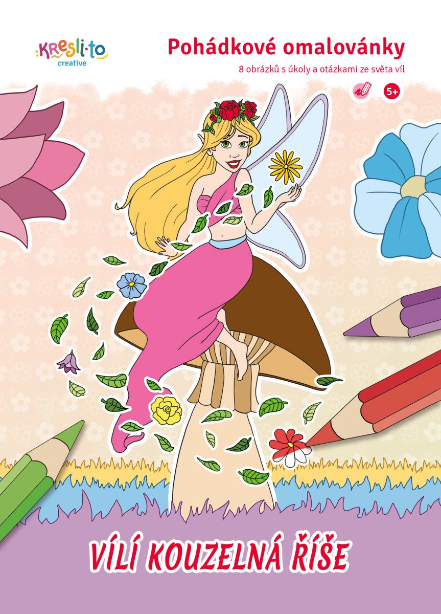 Pohádkové omalovánky  Vílí kouzelná říše