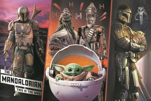 Trefl Puzzle Star Wars -The Mandalorian Tajemný Baby Yoda300 dílků