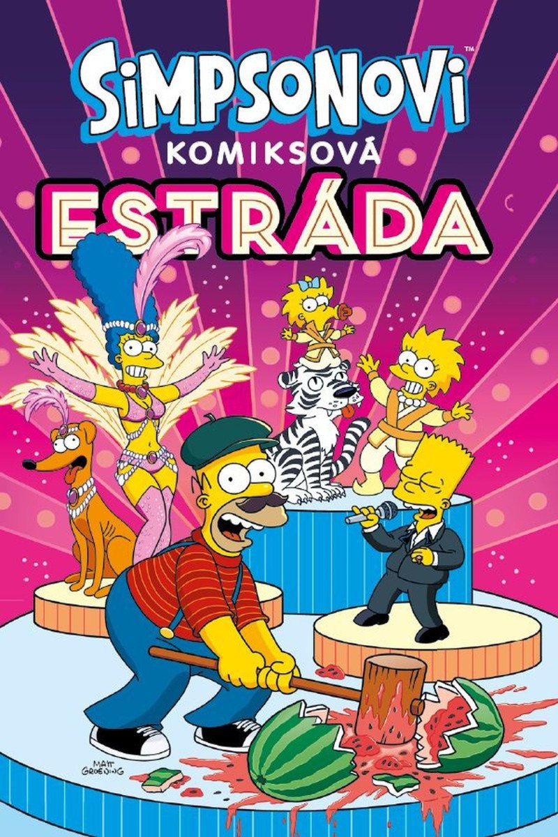 Simpsonovi - Komiksová estráda – Groening Matt