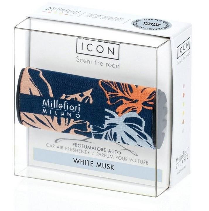 Millefiori Milano Icon White Musk  vůně do auta Textil Floral