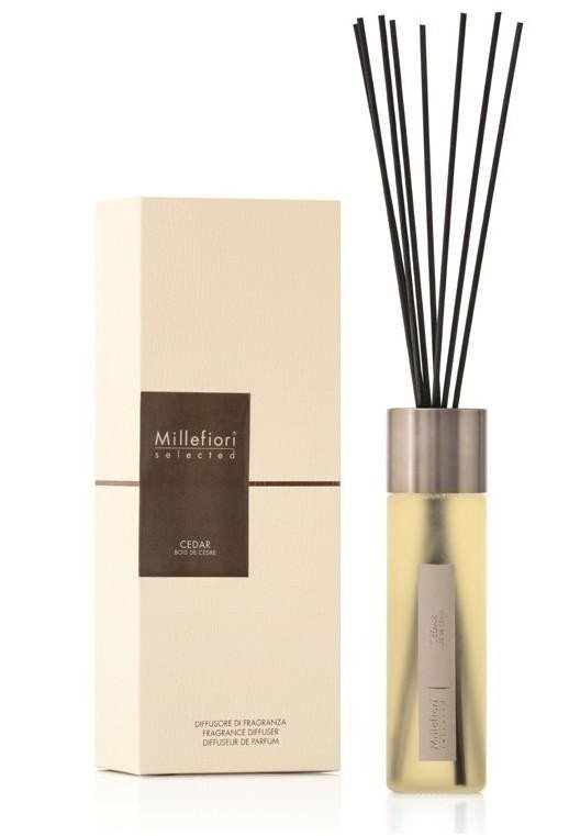 Millefiori Selected Cedar  difuzér 350ml  stébla