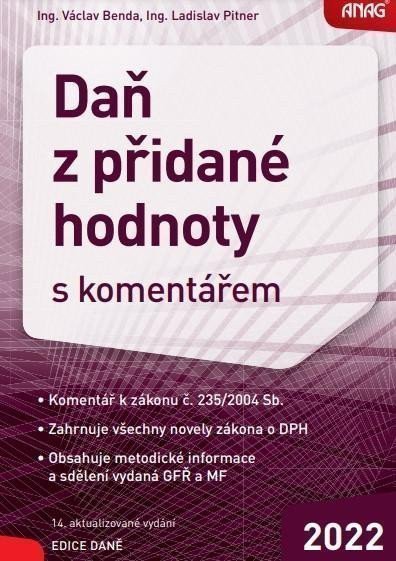 Daň z přidané hodnoty s komentářem 2022 – Benda Václav