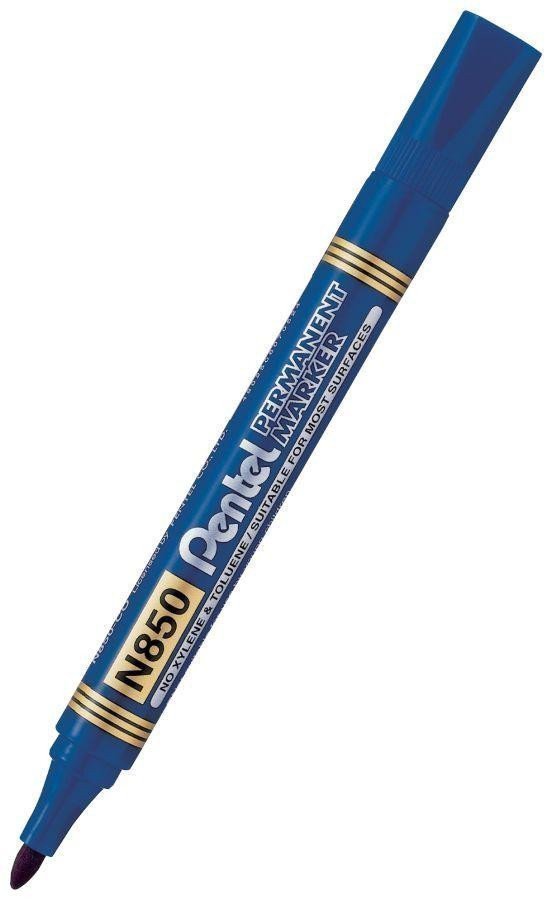 Popisovač Pentel Permanentní N850 - modrý 42 mm
