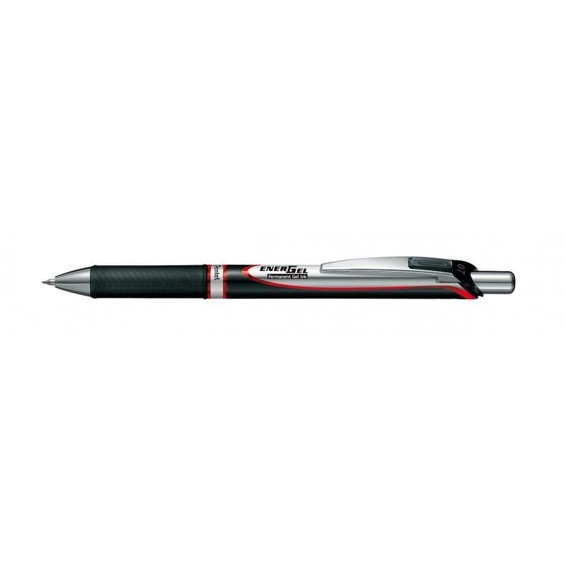 Pero gelové Pentel EnerGel Permanent BLP77 - červený 07mm
