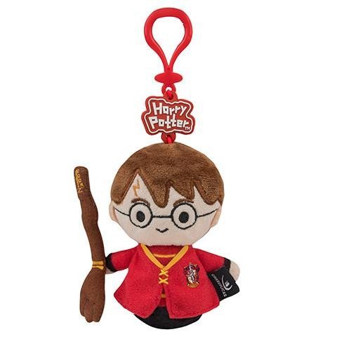 Harry Potter Klíčenka - Harry s koštětem 11 cm famfrpál  plyšová