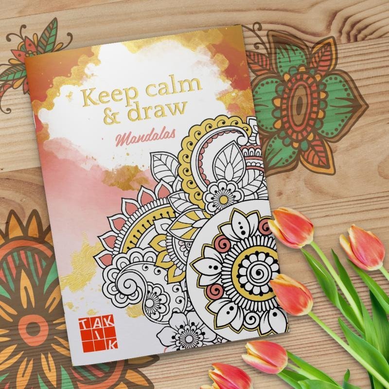 Keep calm  draw - Mandalas antistresové omalovánky