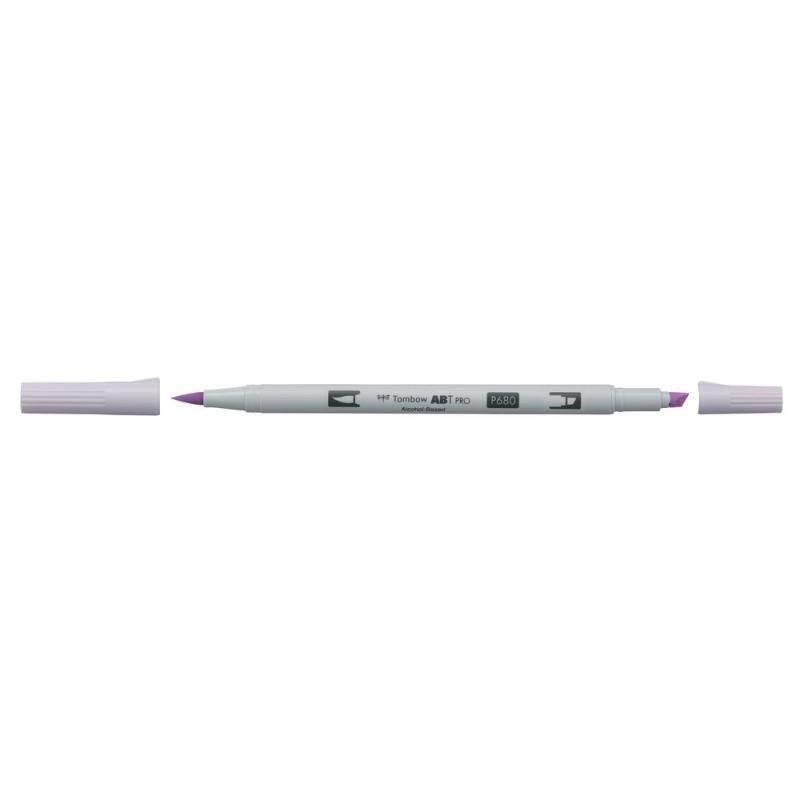 Tombow Oboustranný štětcový lihový fix ABT PRO - ice pink