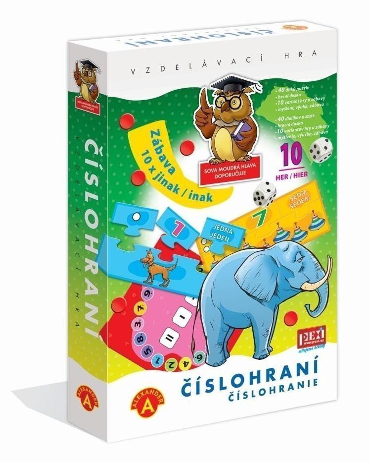 Číslohraní 10 her v 1 - vzdělávací hra